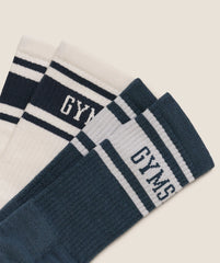 Collegiate Crew Sock 2pk