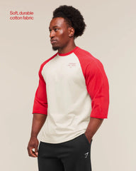 Retro Collegiate 3/4 Sleeve T-Shirt