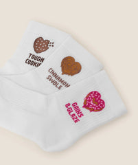 Sweet Treat Graphic Midi Socks 3pk
