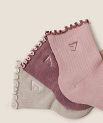 Midi Frill Socks 3pk